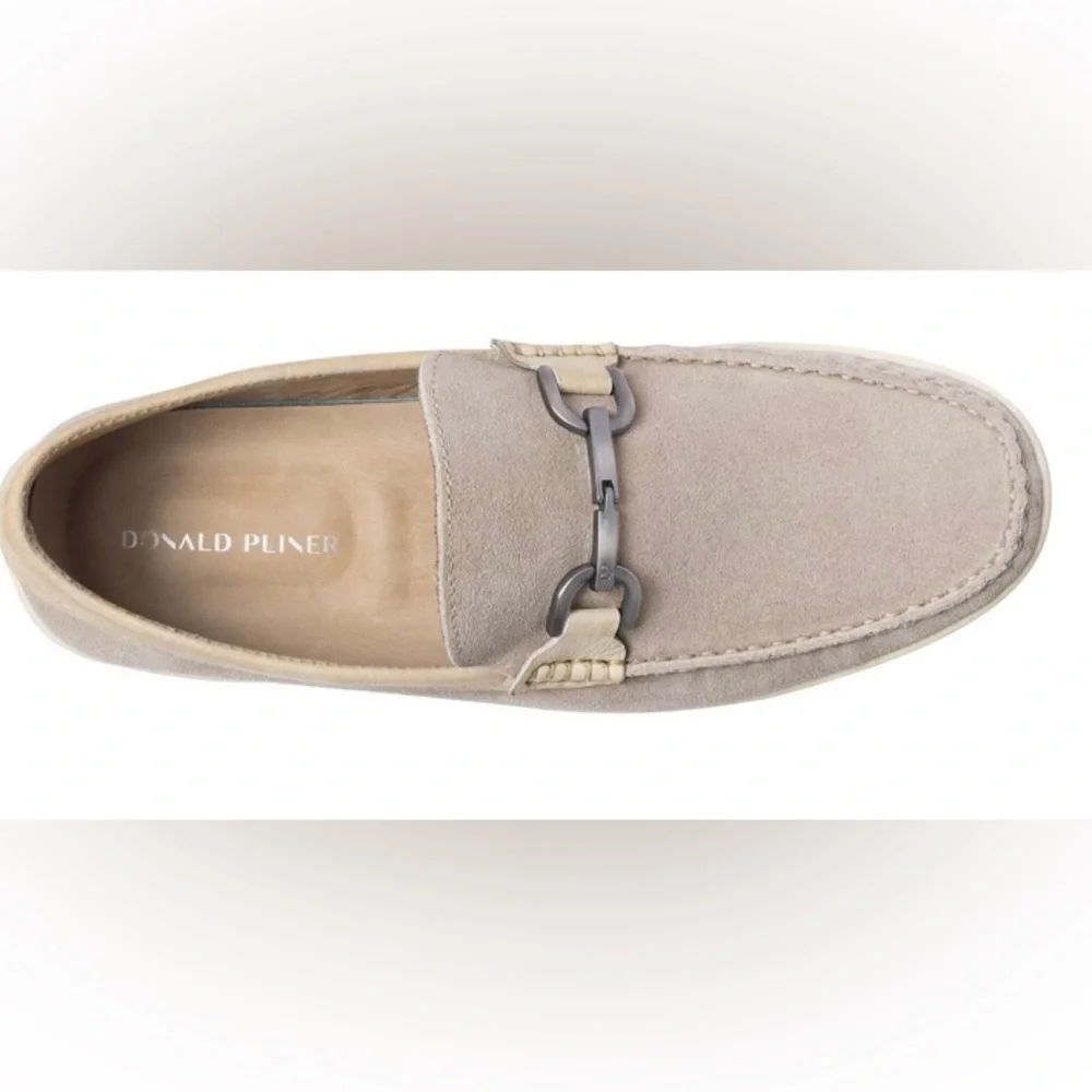 Donald Pliner London 02 Sand men’s size 10.5 Men's Tan Loafers-NWT - Picture 4 of 5